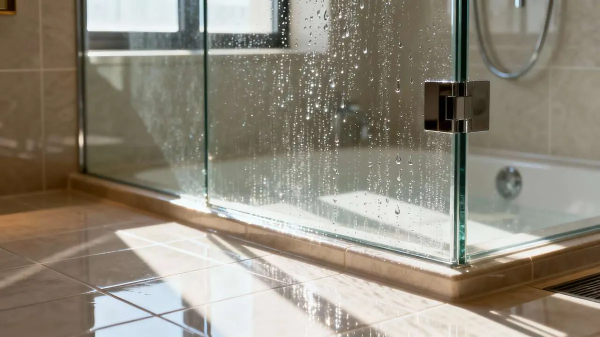 The Hotel Trick for Streak-Free Shower Panels