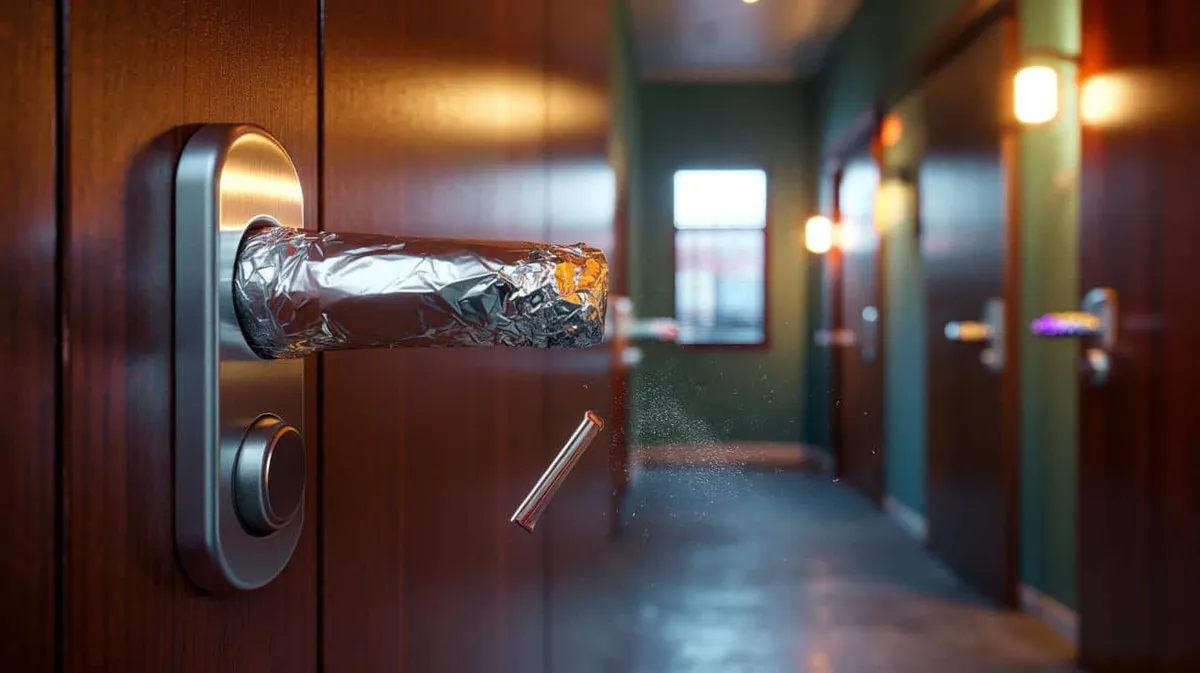 The Aluminum-Foil Door Handle Trick: A Small, Unexpected Precaution